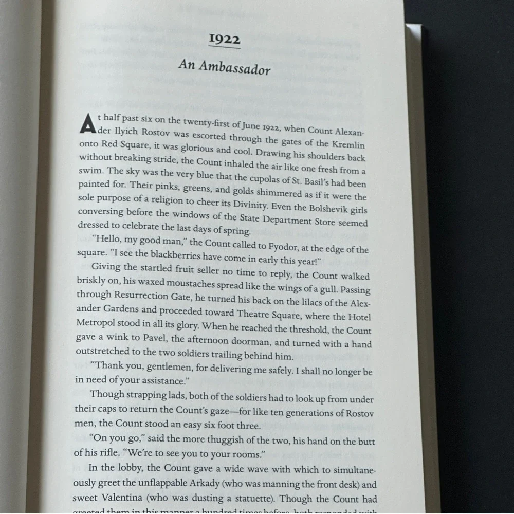 A Gentleman in Moscow by Amor Towels | Historical Fiction | Hardcover Book - Picture 9 of 9